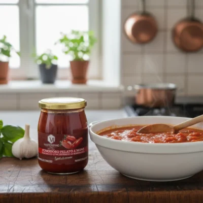 Pomidory Obierane Ręcznie z Zagęszczonym Sokiem Pomidorowym