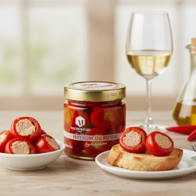 Papryczki nadziewane tuńczykiem